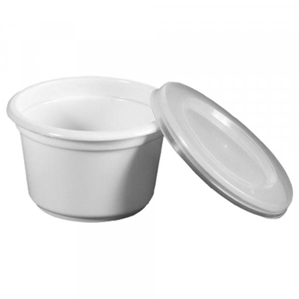 50 Stk. Feinkostbecher 30 ml Buttertöpfchen mit transp. Deckel